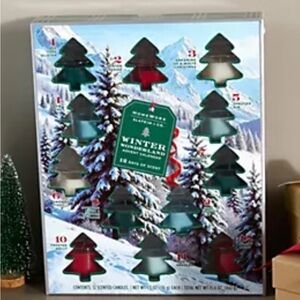 Winter Wonderland Boxed Candle Set Slatkin and Co. 12 scented candles
